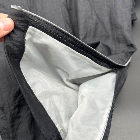 Vintage 90s Womens Wind Suit Petite Large Active Frontier Black White Jacket - Picture 7 of 7